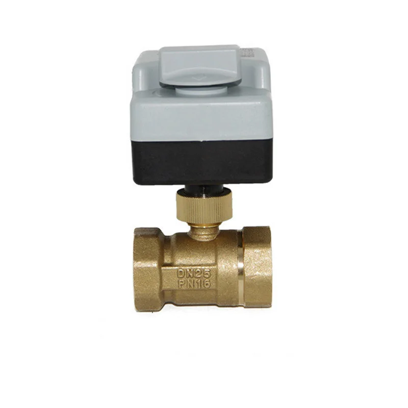 Electric water flow switch Ball 3way bouchon Valve Two-way Three-wire Two-control AC220V Internal Thread Spike hvac tools