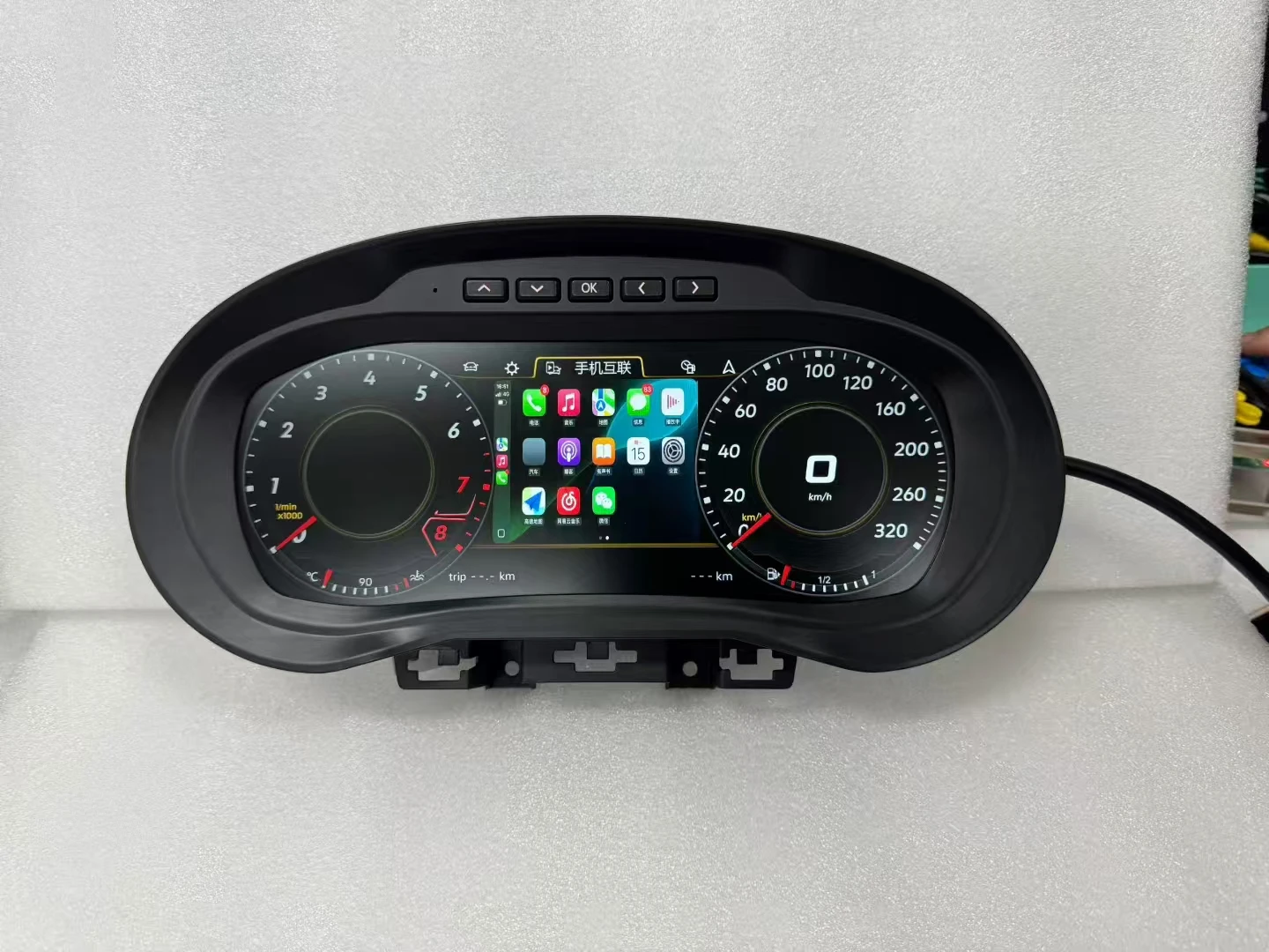 12.3'' Digital Dashboard Cluster For VW Touareg/poio/Multivan T5/Magotan B6/Touran L / Tiguan virtual Instrument Paneel  Cockpit