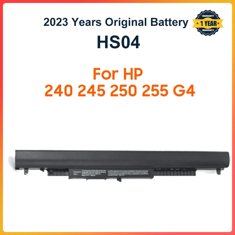 HS04 2600mAh Laptop Battery For HP 240 245 250 255 G4 HSTNN-LB6U HSTNN-LB6V HSTNN-PB6S 807611-831 807957-001 HS03 HS04