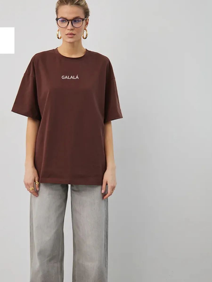 2025 Retro American, Print T-Shirt, Round Neck Tops,Loose Versatile, Trendy Short-Sleeve Summer Wear