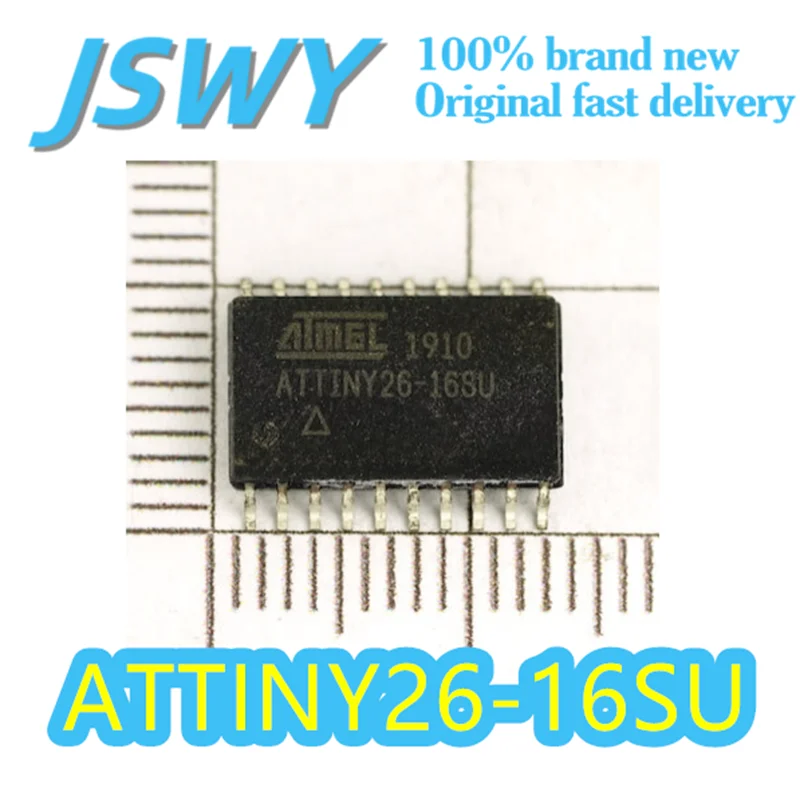 

(10/50 pieces) ATTINY26-16SU ATTINY26 Original 8-bit microcontroller SOIC-20 package 16MHz main frequency electronic spot