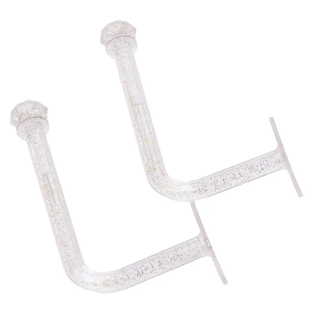 2pcs Portable Clear Hat Racks Plastic Self Adhesive Hat Hanger Diamond Style Caps Organizer Hooks Wall