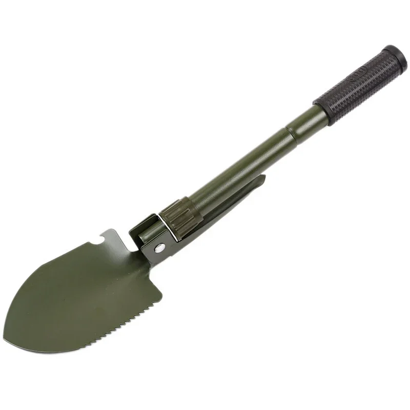 Imagem -05 - Dobrável Militar Multifuncional Mini Jardim Camping Pás Survival Outdoor Pocket Tools Alça de Liga de Alumínio pá