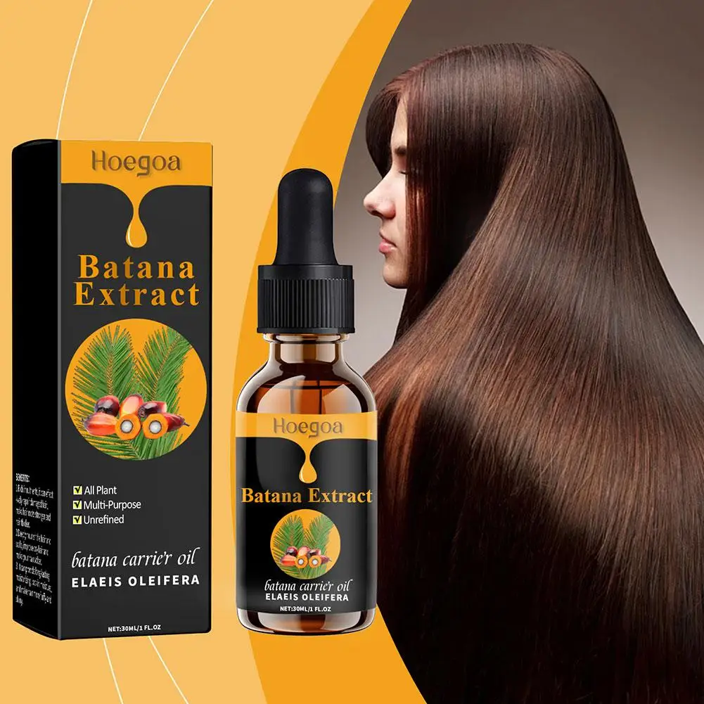 30ml Batana Oil Anti Break Loss Hair Grow Up Oil Baldness Spray Hair Beard Oil Growth Treatment Lopecia Thick Hair I5t4