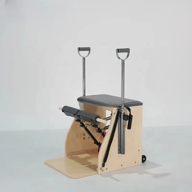 

YTYIN Queenlife Durable Maple Wood Reformer Chair | Stability Iron Frame for Yoga, Riding & Pilates Studio Fitness