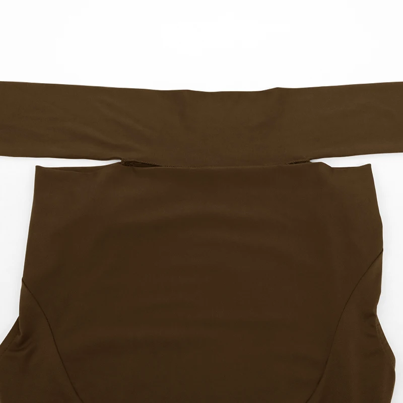 Damski brązowy podkoszulek nowy letni seksowny bez rękawów dekolt w serek damski top modny bandaż Streetwear Casual Slim Tank elegancka odzież z