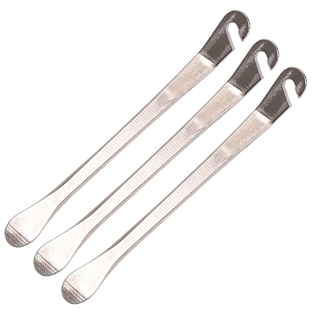 Bicycle Tire Lever Tools For Road Bike Tire Installation Chrome Plated Metal Strength And Precision Engineering 110mm