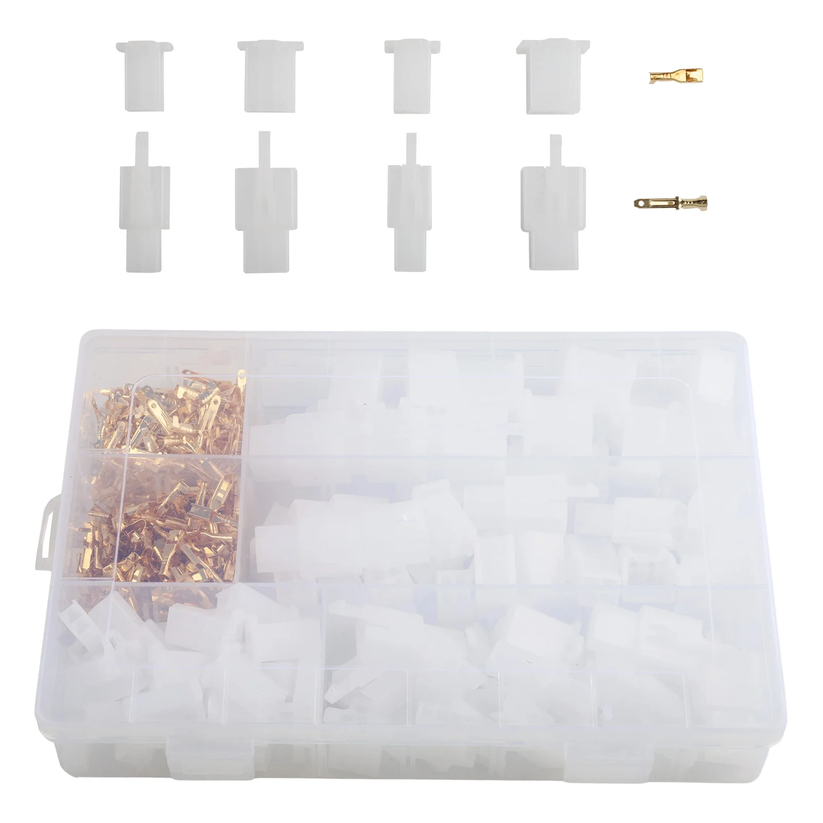 

380PCS Wire Connector Housing Terminal Set for Professional and DIY Projects Crimp Connectors for Cars Boats and Motorcycles