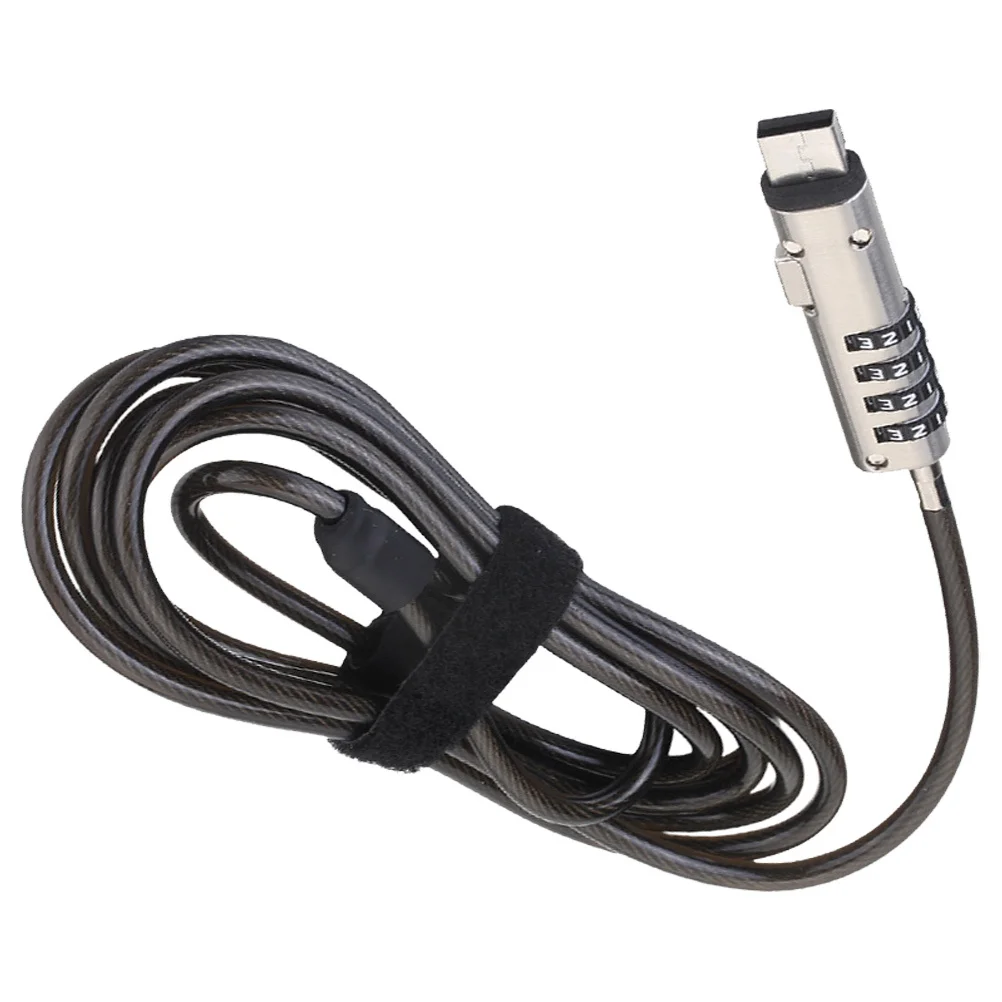 

Laptop Numeric Password Alloy Lock Portable USB Notebook Computer Lock Flexible Anti-Theft Protection Scratch Resistant