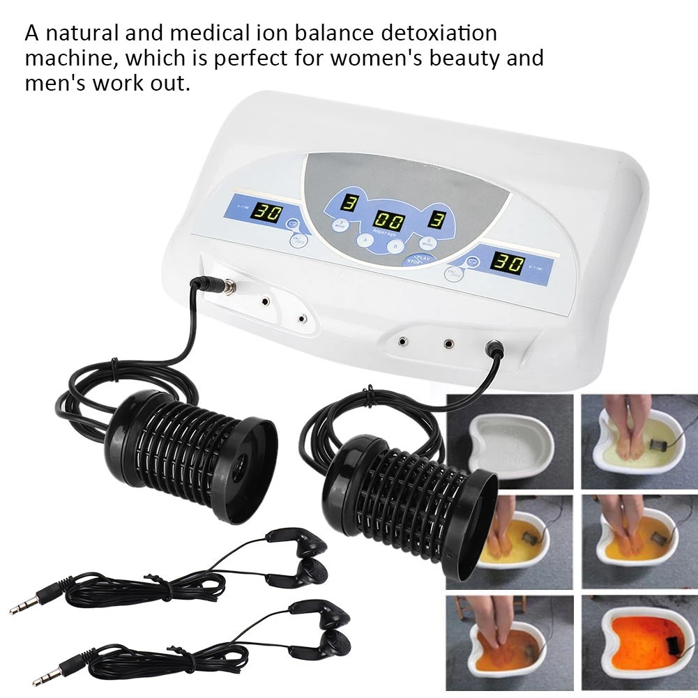 Body Detox Machine Ion Array Music Footbath Spa Cleanse Ionic Machine for Two People Use Ion Detox Machine Ionic Detox Foot Bath