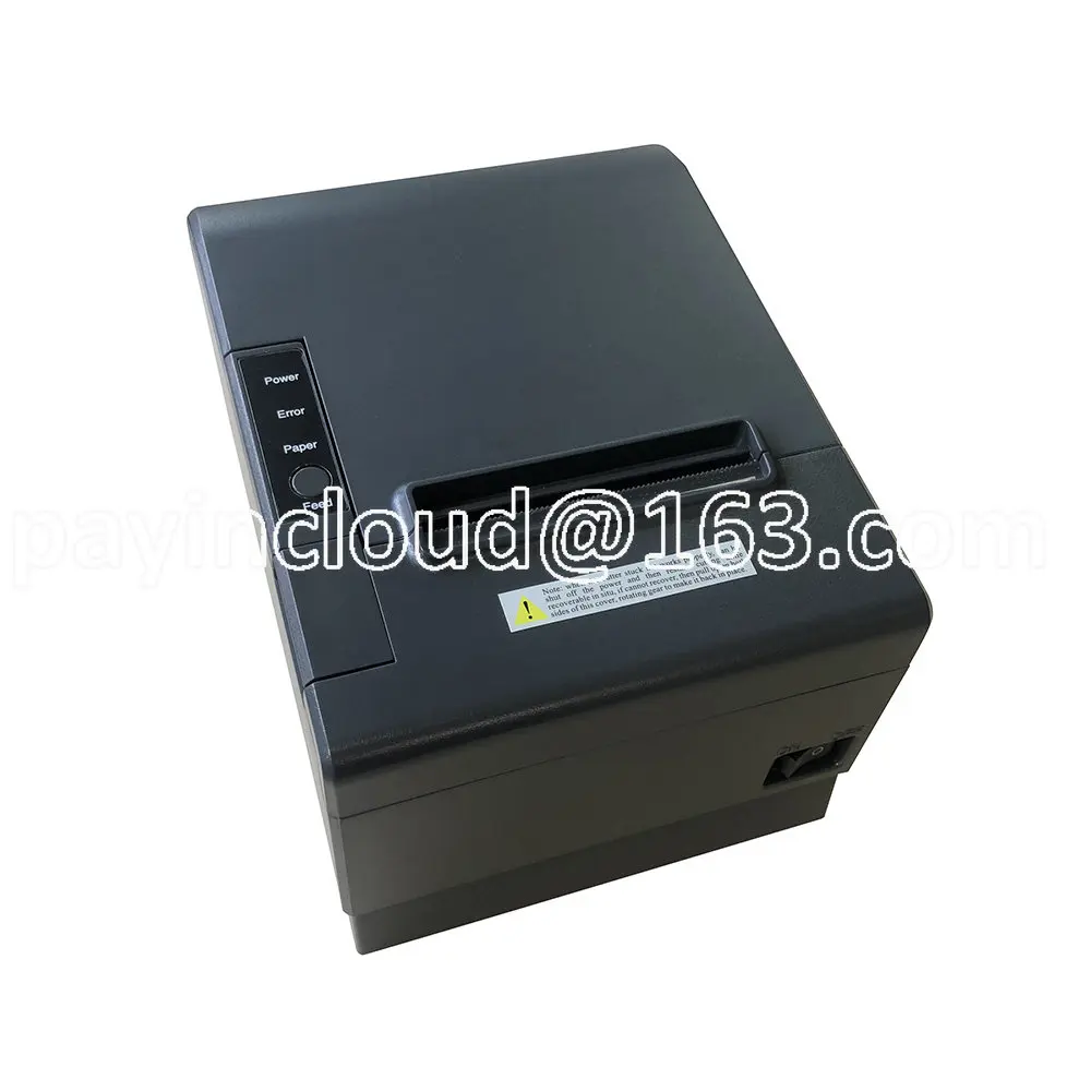 New Arrival 80mm 3inch USB Serial Lan interface pos mini thermal receipt printer qr code for high speed TCK80