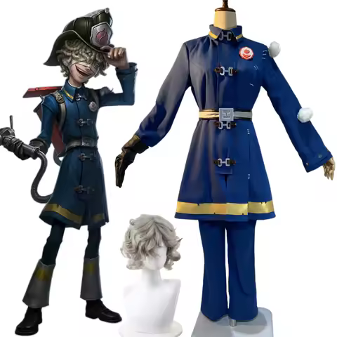 Florian Brand Cosplay Anime Game Fire Investigator Costume Wig