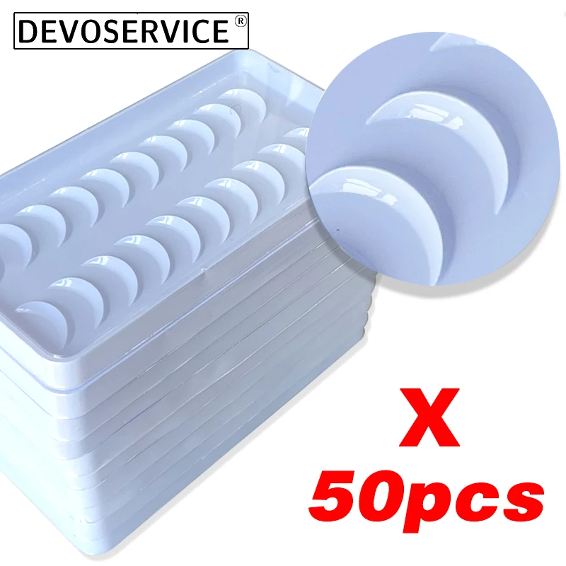 

DEVOSERVICE Regular 10Pairs False Eyelashes Base Packaging Box Case 5-25mm Empty Box Eyelash Wholesale Retail Makeup Eyelash Box