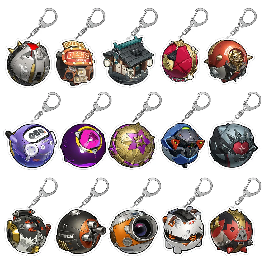 Zenless Zone Zero Game weap props Hoshimi Miyabi Asaba Harumasa Silver Soldier Anby small keychain Anime Toy gift Bag pendant