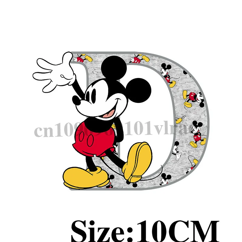 Mickey Mouse 26 English Alphabet UV DTF Transfer Sticker for Water Bottle Cups Decals UV DTF Cup Wraps Transfers for Glass Cups