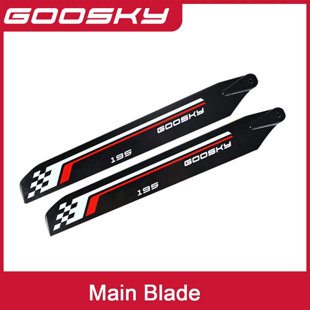 GOOSKY S2 Max RC helicóptero repuestos cola boom hoja principal hoja trasera placa base ESC transmisor batería dosel servos engranaje