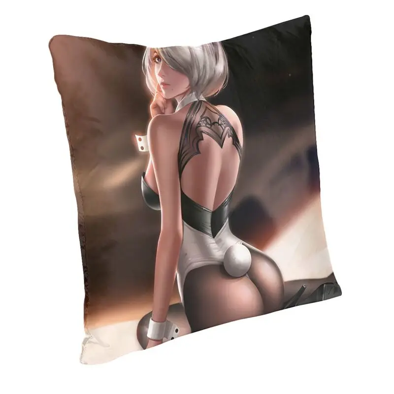 Nier Automata Anime Hentai Girl Pillow Cover Decoration Sexy YoRHa 2B Thighs Thicc Ass Butt Cushions Throw Pillow Printing