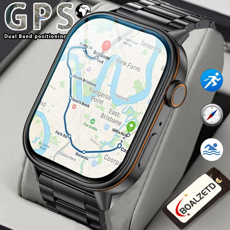 

2025 Built-in GPS Positioning Smart Watch Fashionable Sports Compass Outdoor Adults Men Women's Outdoor waterproof SmartWatch