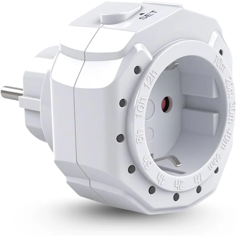 M11K-LED Display Timer Switch Socket 12 Time Ranges 2 Buttons Countdown Timer EU Plug Status For Lighting And Household