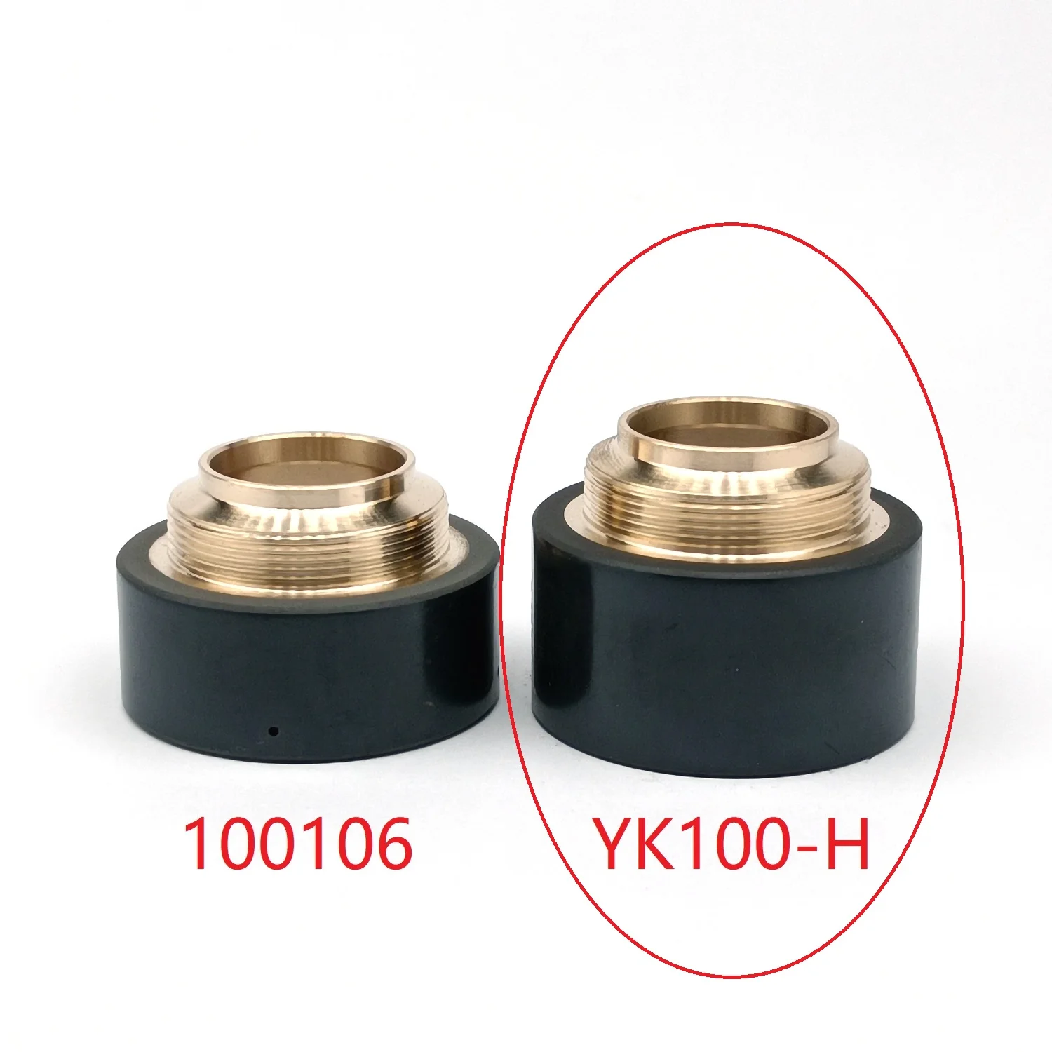 2 PCS Yikuai YK-100 YK100 YK100H YK100-H Retaining Cap CNC Plasma Cutter Torch Part