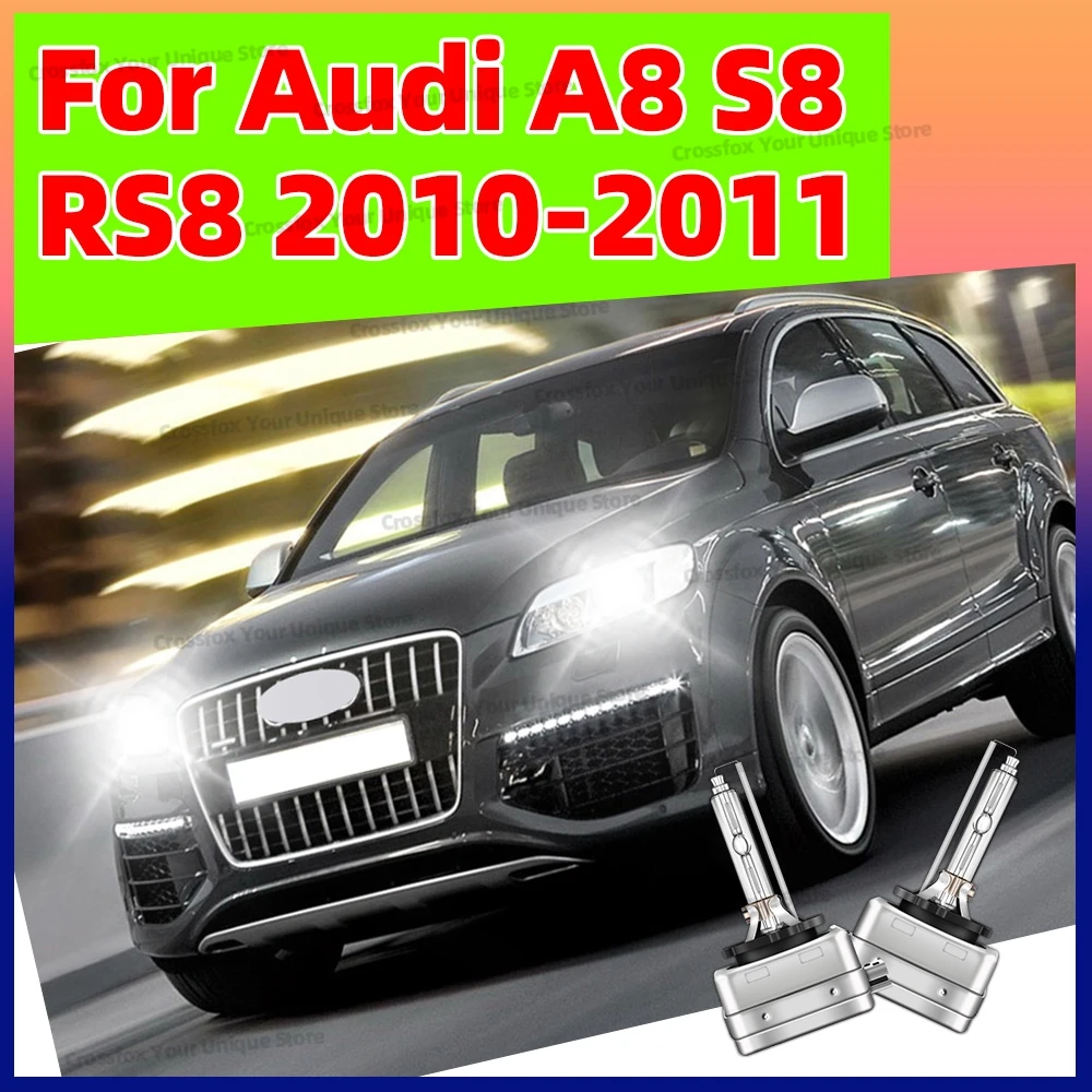 

2 шт. для Audi A8 S8 RS8 2010 2011 HID ксеноновая фара D3S 6000K 8000K 10000K лампы 35 Вт 12 В