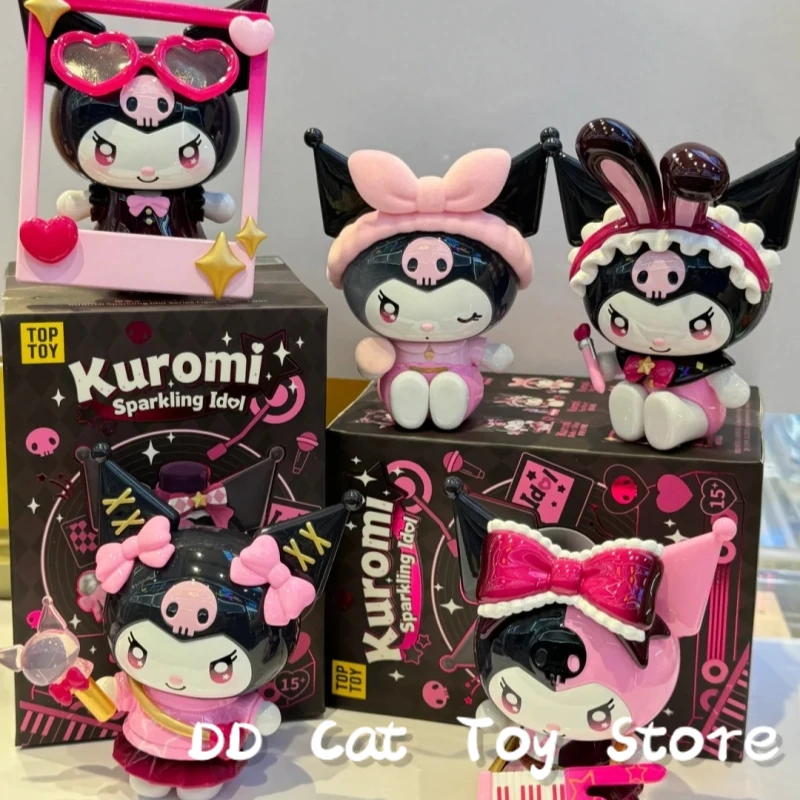 

Новый оригинальный TOPTOY Sanrio Kuromi Sparking Idol Series слепая коробка Kawaii Kuromi экшн-фигурка коробка-сюрприз подарок на день рождения и Рождество