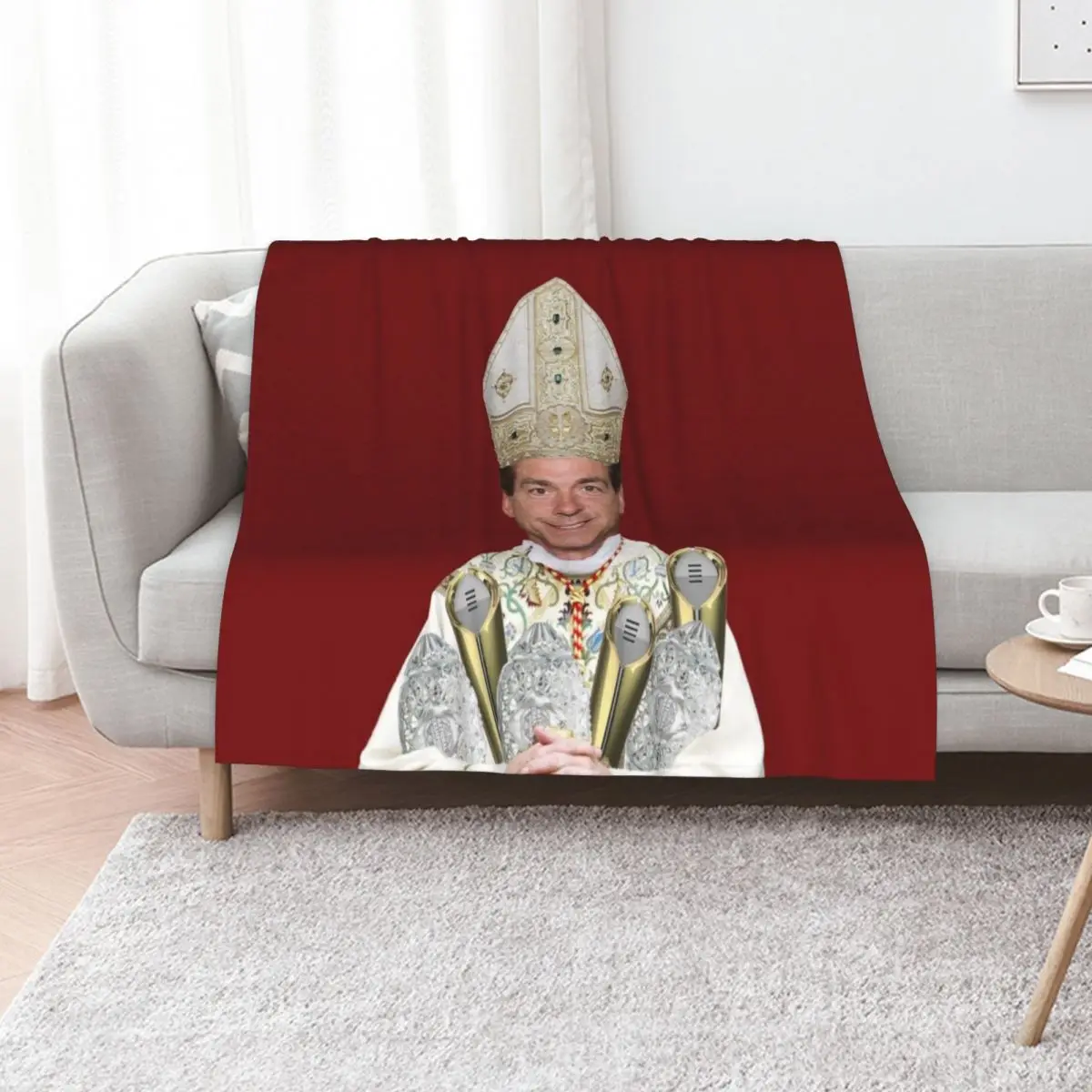 Pope Saban with Trophies Throw Blanket Comforter warm winter Decorative Sofas heavy to sleep Luxury Designer Bed Blankets