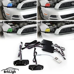 1 Set RGBW Multicolor LED DRL Board Lighting Kit For 2013 -2014 Ford Mustang, Smartphone Remote Controlled