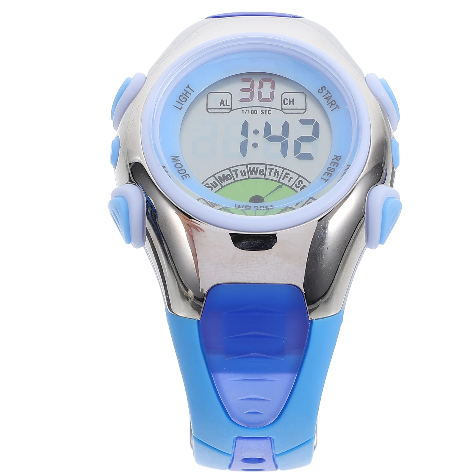 Stylish -219 Children LED Digital Watch Waterproof Sports Watch With Stopwatch Date Alarm Features