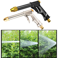 High Pressure Garden Spray Gun, Brass Nozzle, Heavy Duty Water Gun, Adjustable Flow for Plants Watering, Cleaning, Car Washing