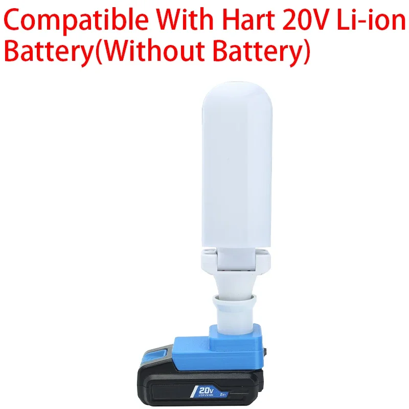 Portable LED 2/3/4 Leaf Panel Work Light for HART 20V Li-ion Battery Cordless LED 2/3/4 Leaf Panel Worksite Home Travel Light