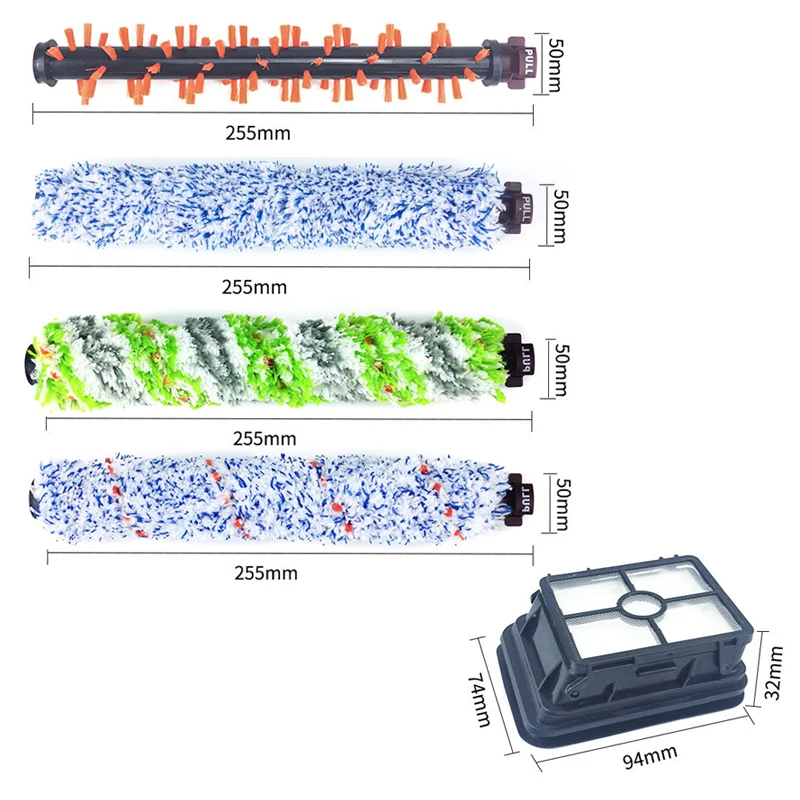 Accessori per Bissell Crosswave 1713 1785,Cordless 2582E,Pet Pro 2224E, spazzola per accessori 1866 1868 1934 1926 filtro Hepa