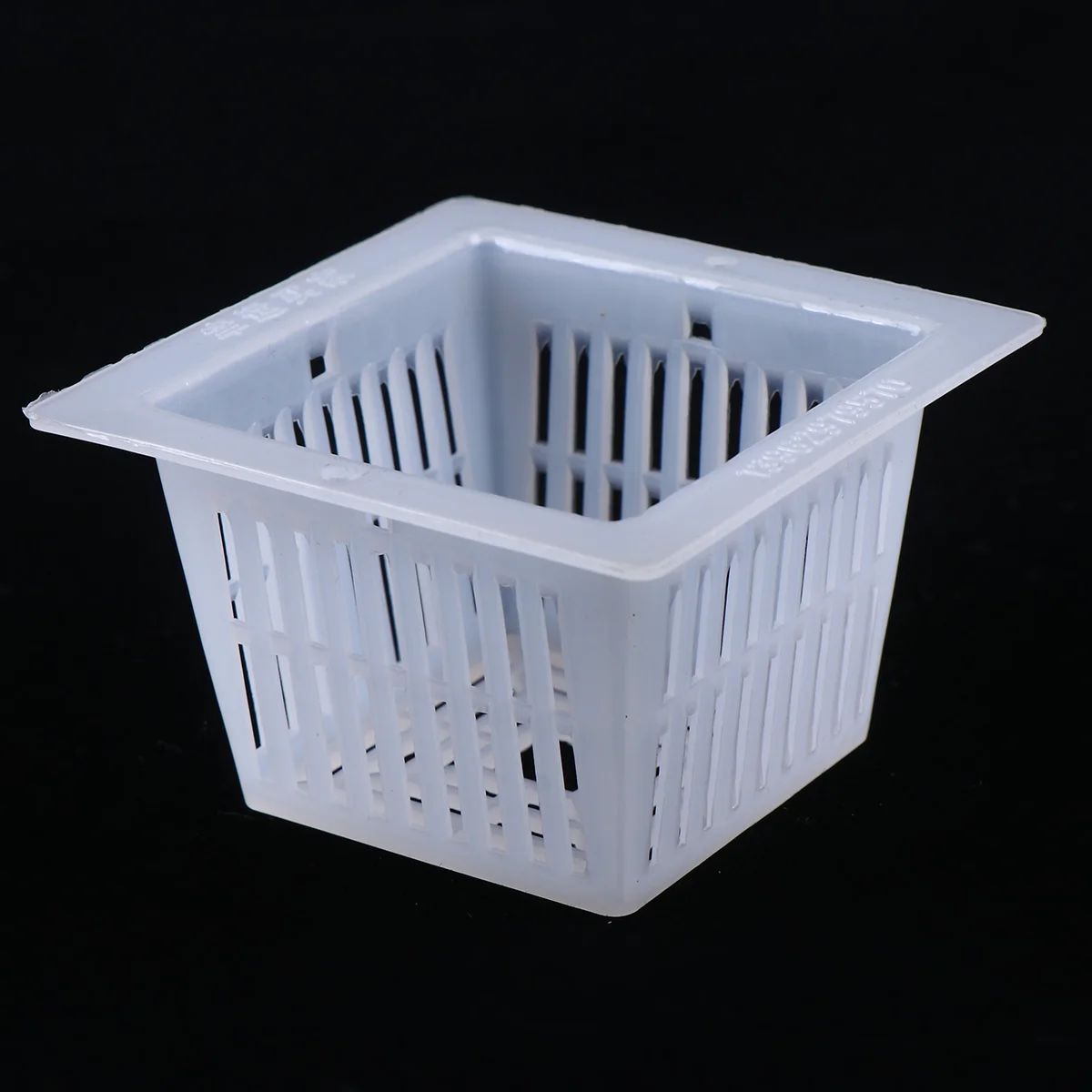 20pcs Slotted Mesh Soilless Culture Vegetable Net Pots Baskets Cups Planting Tools for Hydroponics Aquaponics (White)