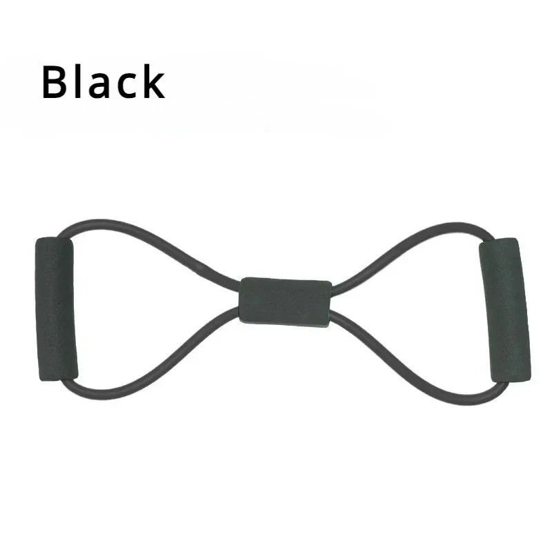 8 Word Chest Expander Rope Resistance Bands Yoga Fitness Resistance Workout Muscle For Gym Exercise Fitness Rubber Elastic Bands