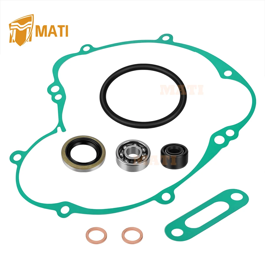 

Ремкомплект водяного насоса M MATI с подшипником и уплотнением для Kawasaki KX60 KX80, Suzuki RM60 1985-2003, 11009-1976