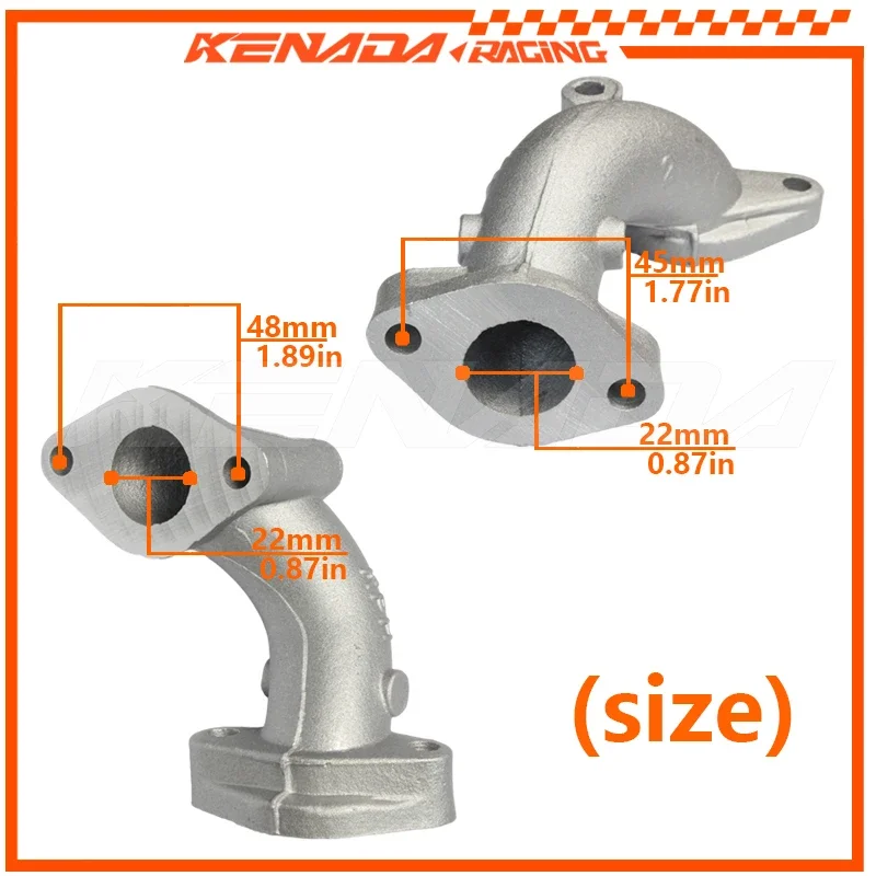Intake Manifold For  Wave / XRM 125 Innova ANF125 Future Neo Supra X 125 Karisma