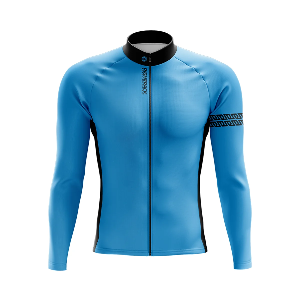 

New Winter Cycling Jersey Men's Long Sleeve Fleece Thermal Colorful Cycle Clothes RIGHTTRACK Top MTB Bike Clothing