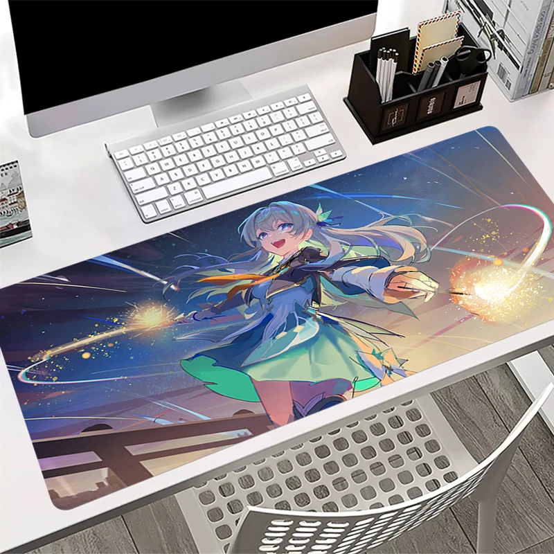 Mouse Pad Honkai Star Rail Firefly Gamer Mousepads Big Gaming Mousepad Large Keyboard Mat Desk Pad For Computer Laptop Mouse Pad