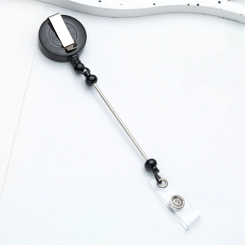 看護師、医師、学生向けのベルトクリップバッジリール付き格納式IDバッジホルダー