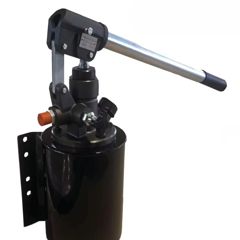 High Pressure Hydraulic Hand Pump, Manual Adjustable Displacement 1 HP 250 Bar 1/2 Inch Connector 1 Stage