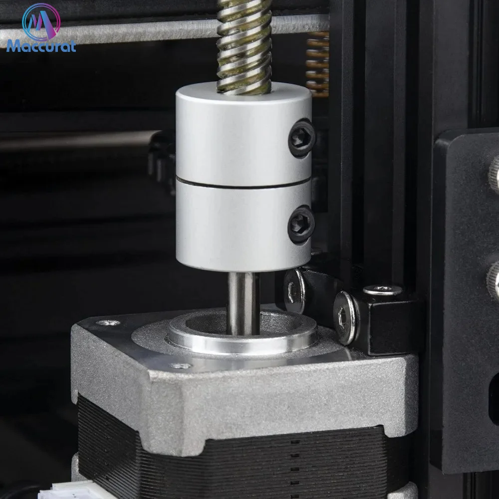 For 3D Priner D20 L25 Flexible Shaft Coupler 5x8x25mm Coupler Ender3 Cr10 3d Printer Parts Rigid Shaft Coupler Clamp Stepper