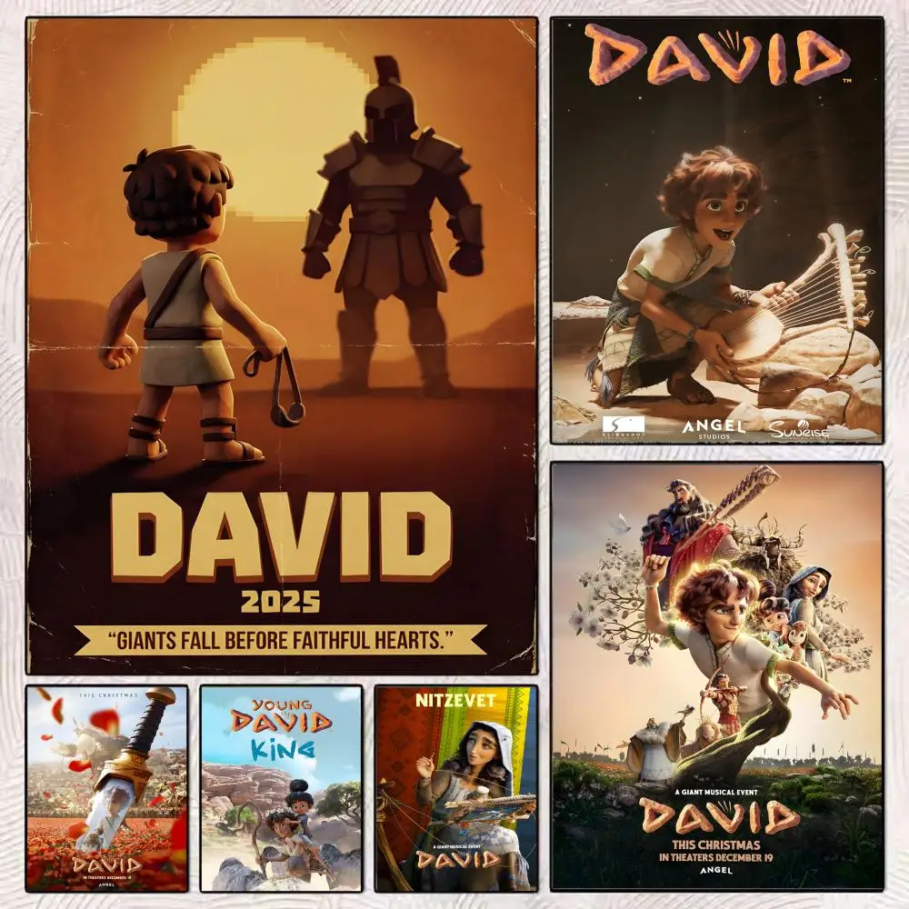 Cartoon family animated film D-David Poster Art poster movie mural family childrens room wall decoration print Gift