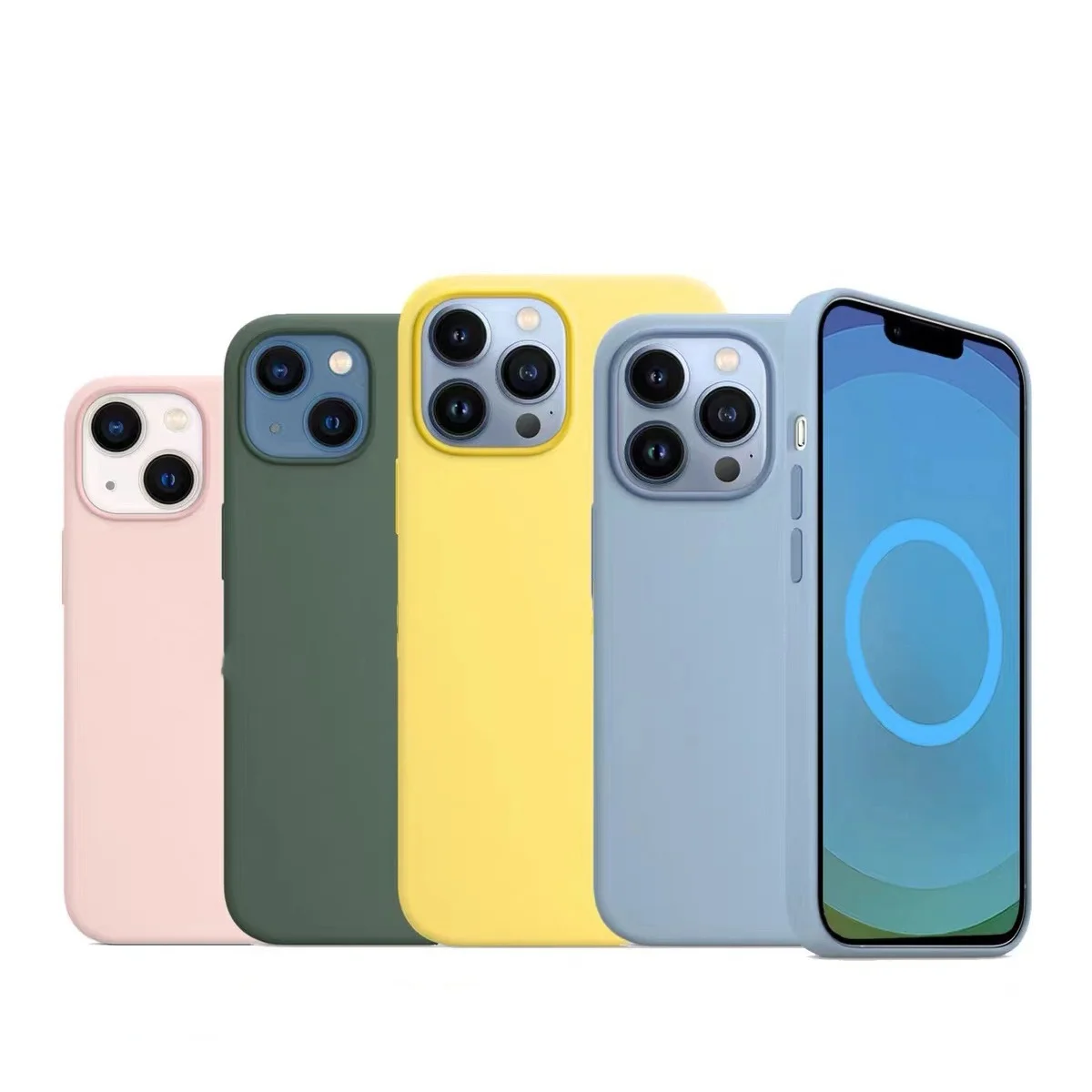 

Official Original Magsafe Liquid Silicone Apple Magnetic Case For iPhone 13 14 Pro Max 14 Cases Wireless Charging Protect Cover