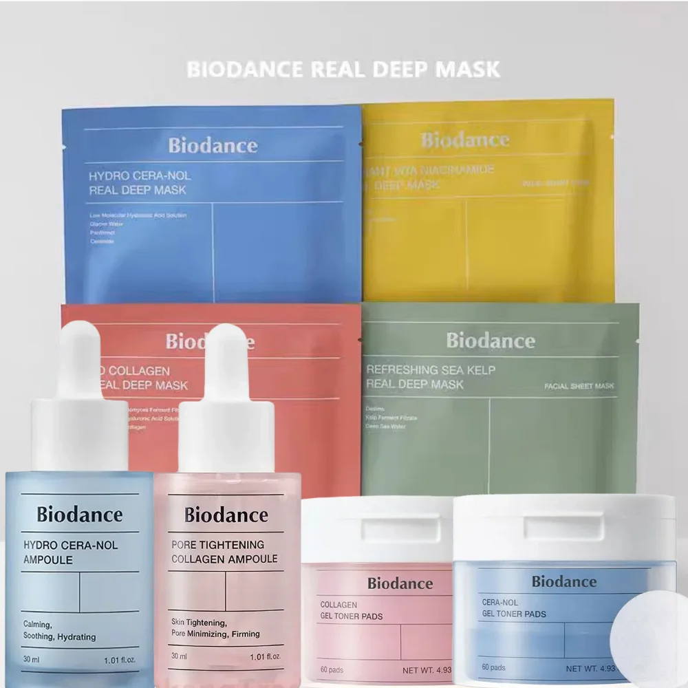 Biodance Bio-Collagen Repairing Gel Mask 50,000 ppm Collagen Enhance Skin Elasticity Shrink Pores Brightening Korean Skincare