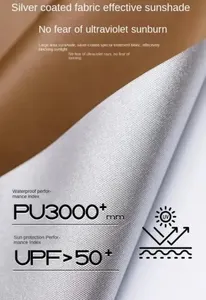 Kanopi Sunwall Dinding Samping Gazebo Tenda Tahan Air untuk Gazebo Kaki Lurus Pop Up 10x10ft Outdoor 1 Buah Dinding Samping Saja Khaki 10 mobil tenda atap penjualan terbaik - №