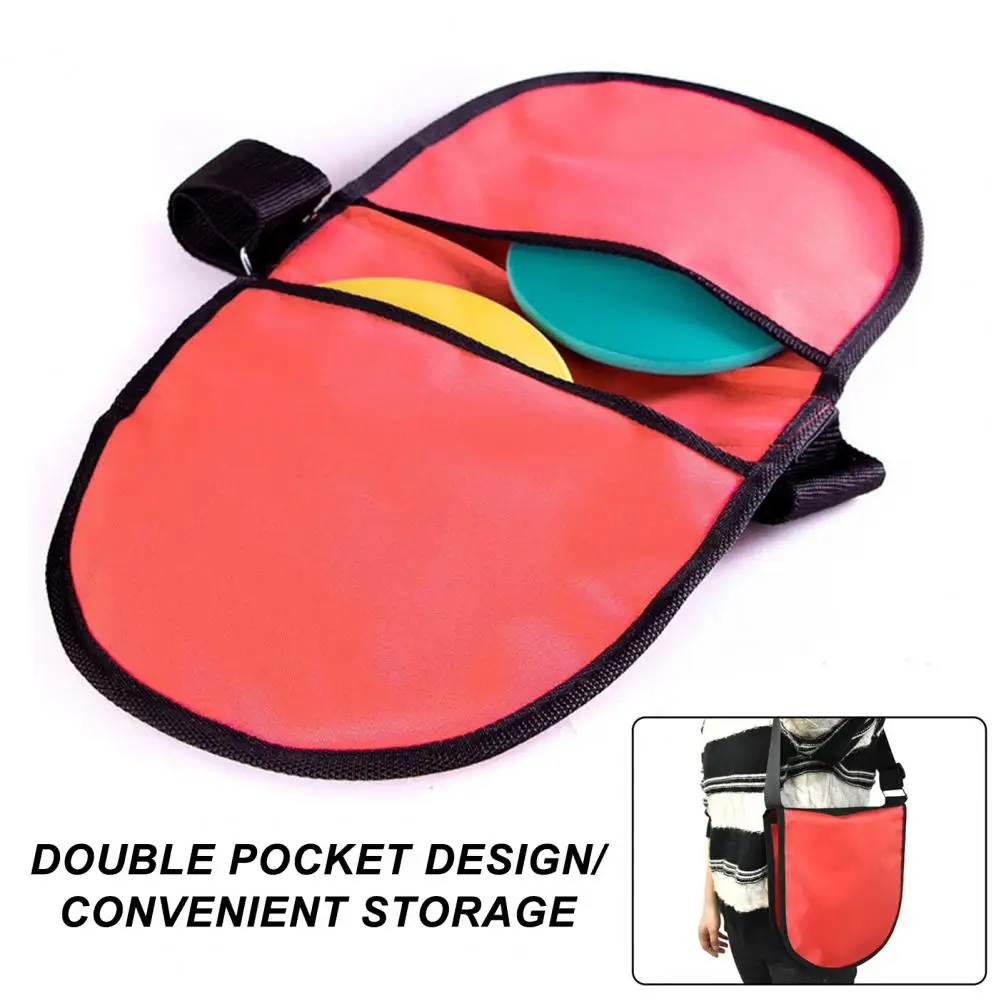 Discus Storage Bag Oxford Cloth Adjustable Strap Sports Track And Field Shot Put Throwing Discus Carrier Shoulder Pouch Handbag