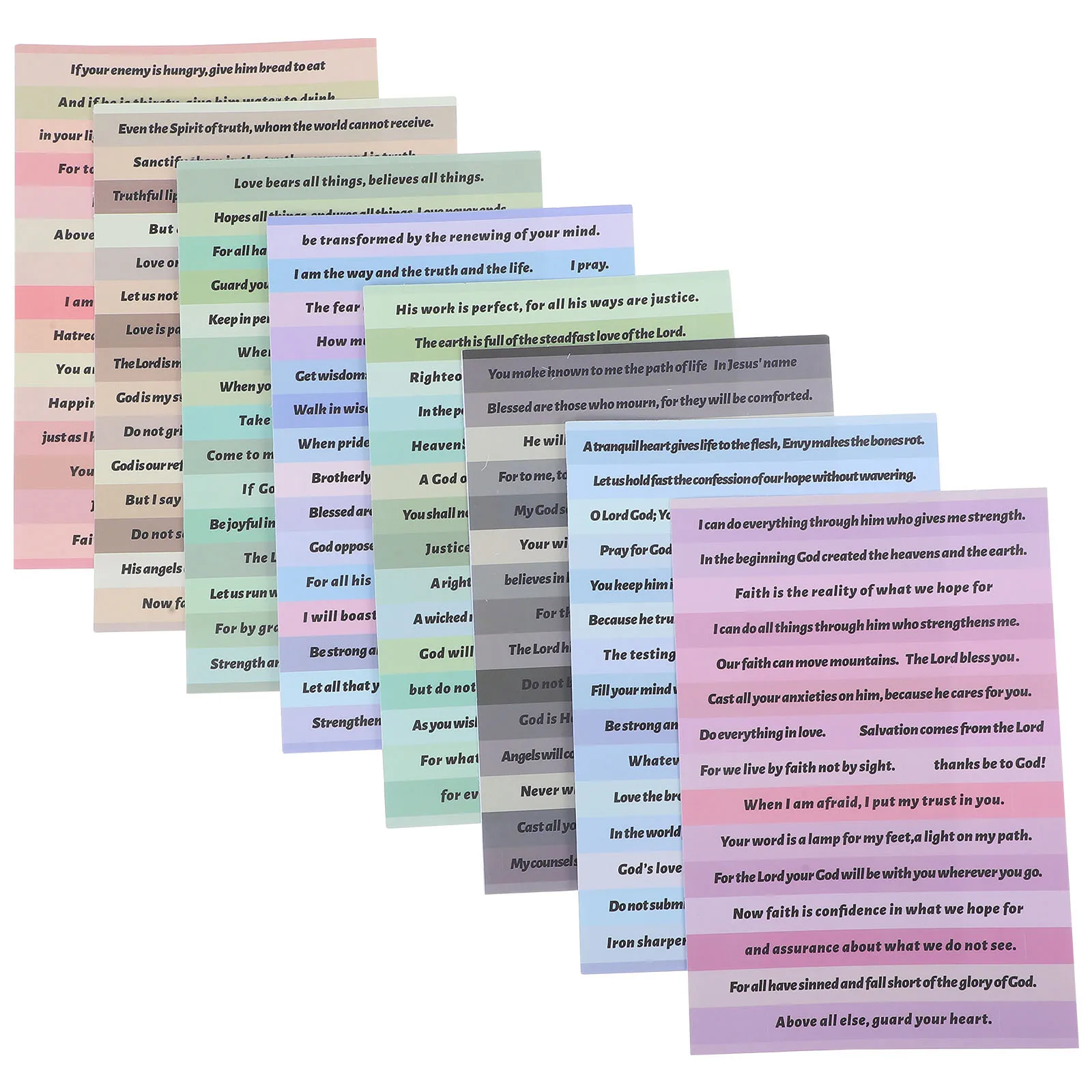 Adesivi per valigie Bagagli Bibbia Journaling Forniture Adesivi decorativi per scrapbooking vintage Parole fai da te Decalcomania per acqua