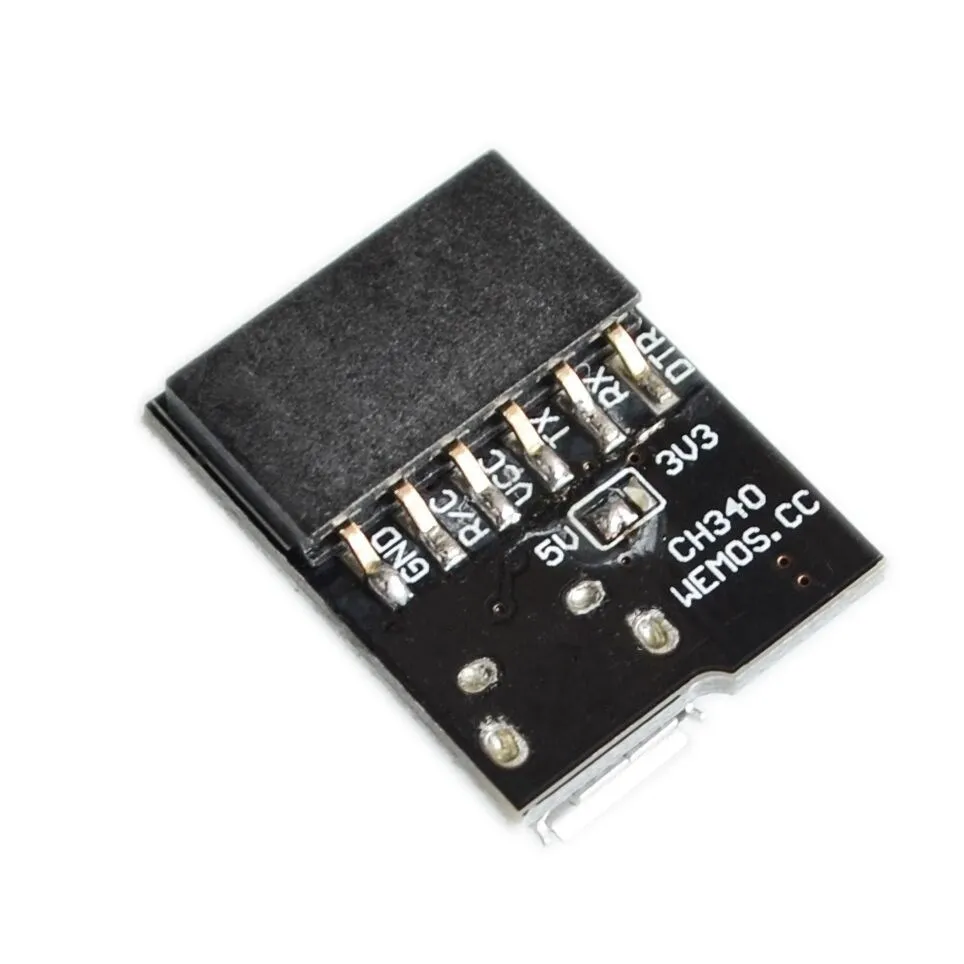 For WEMOS CH340G Breakout 5V 3.3V USB to serial module
