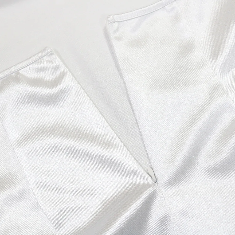 HLJ Sexy High Slit Fur Patchwork Bodycon Long Dress Women Summer New Solid Spaghetti Strap Backless Dresses Female Streetwear