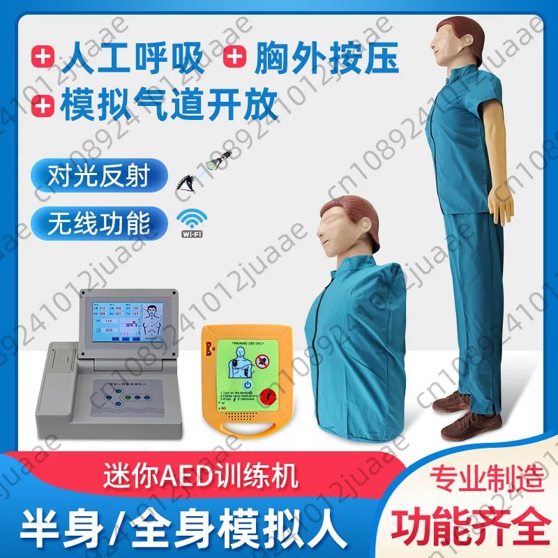 Simulated CPR and defibrillation training teaching model to train wholesale cardiopulmonary resuscitation simulators